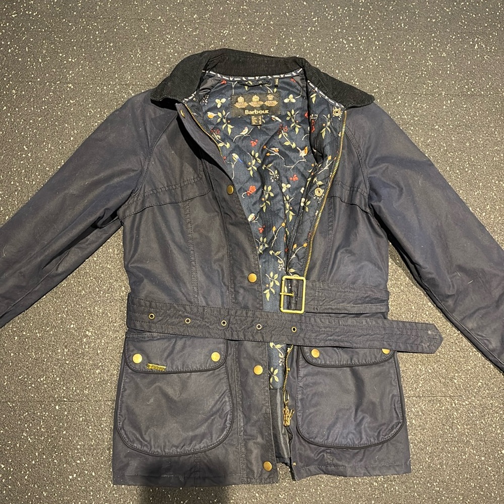 Perfect Waxed Ladies Belted Jacket